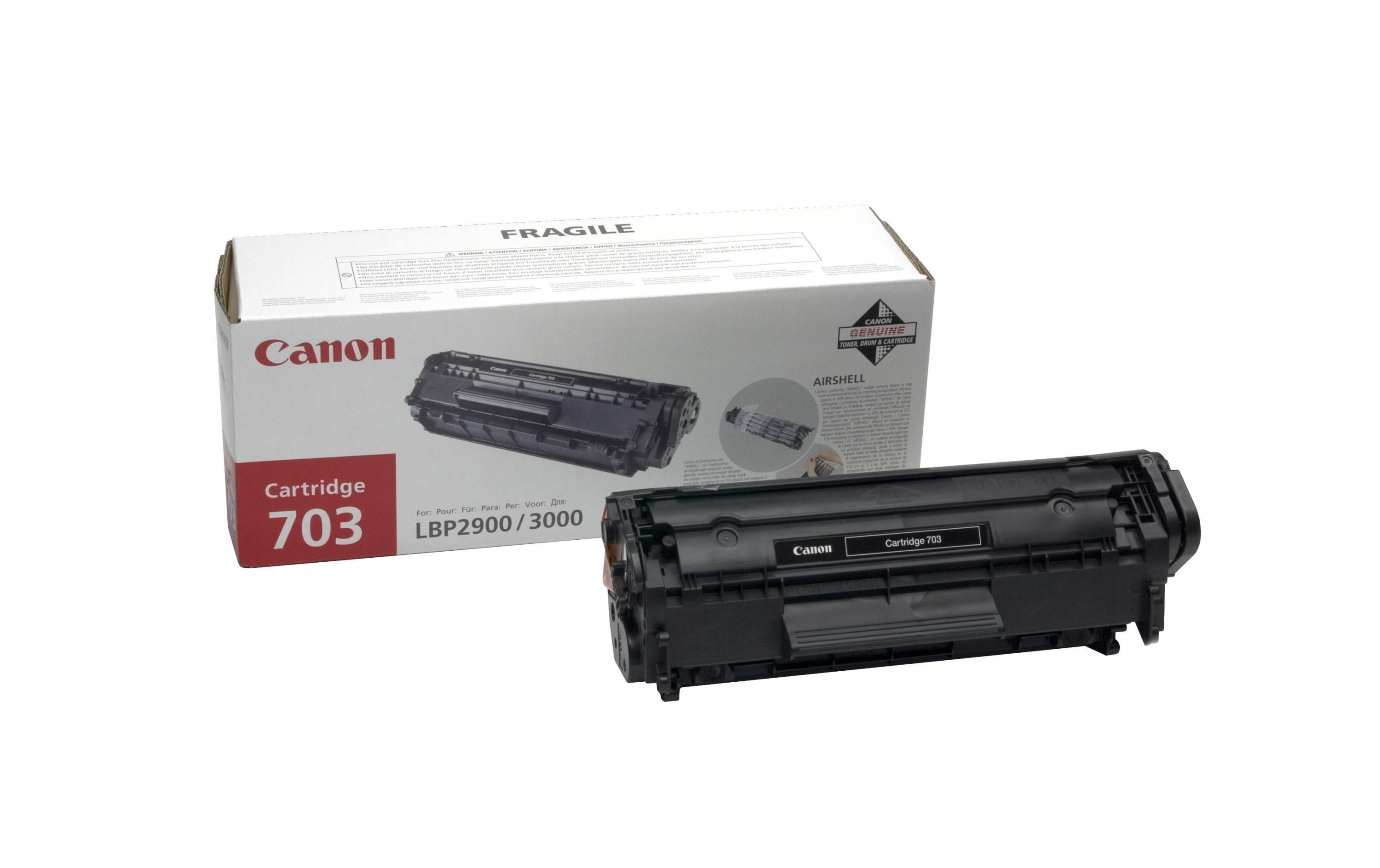 Tonermodul Canon Modul 703, schwarz, 2000 Seiten bei 5% Deckung, LBP 2900/3000