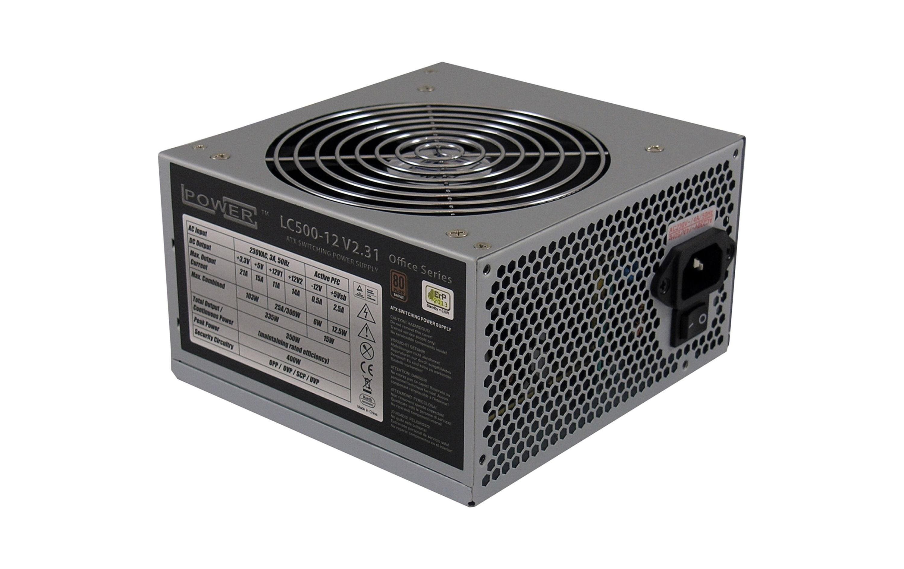 Netzteil LC Power, Office Serie 400W 80+ Bronze, nonmodular