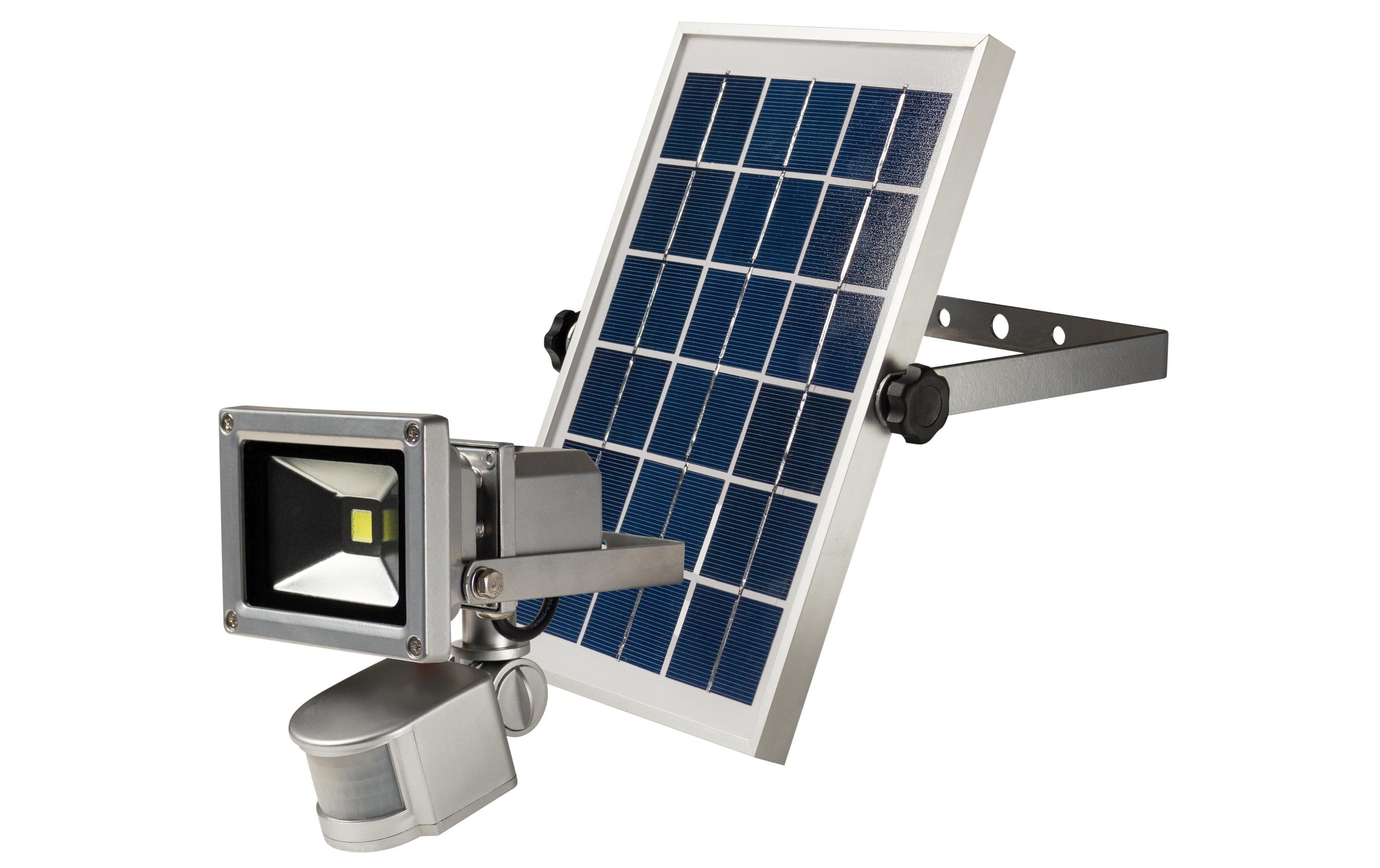 STEFFEN LED Solar Strahler 10W outdoor, Solarmodul mit PIR