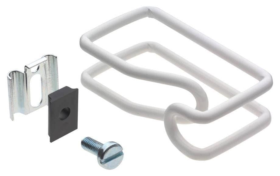 R+M Kabelbügel Metall 85x42mm Fixierung hinten, weiss