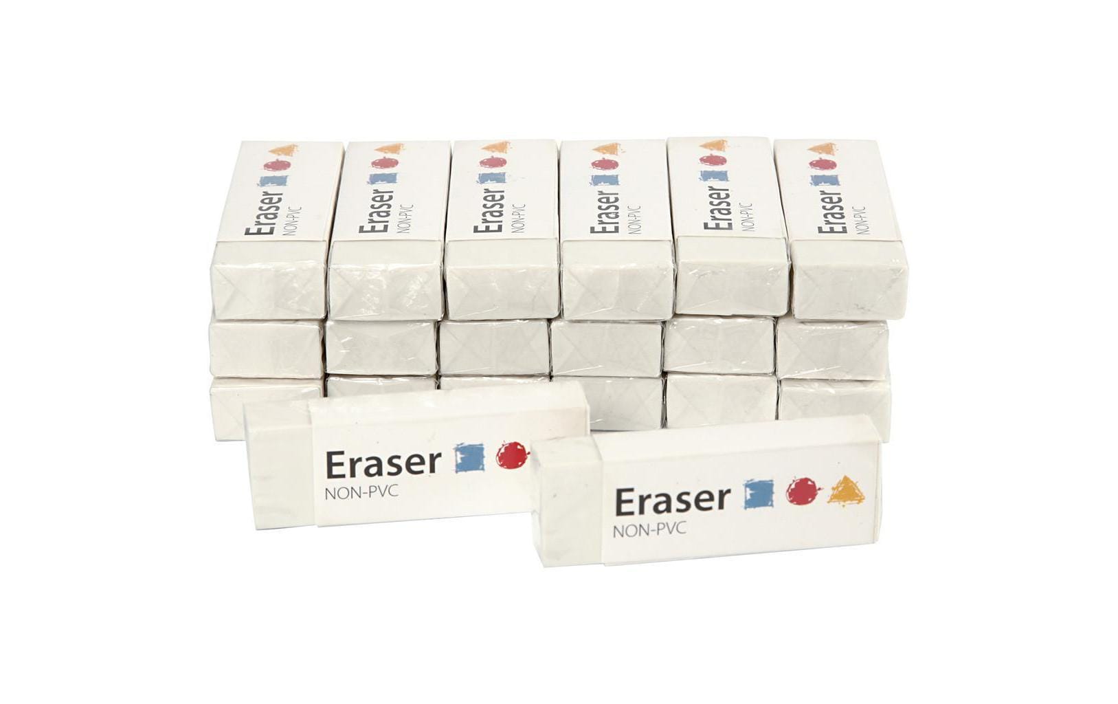 Creativ Company Radierer Grosspackung 20 Stück