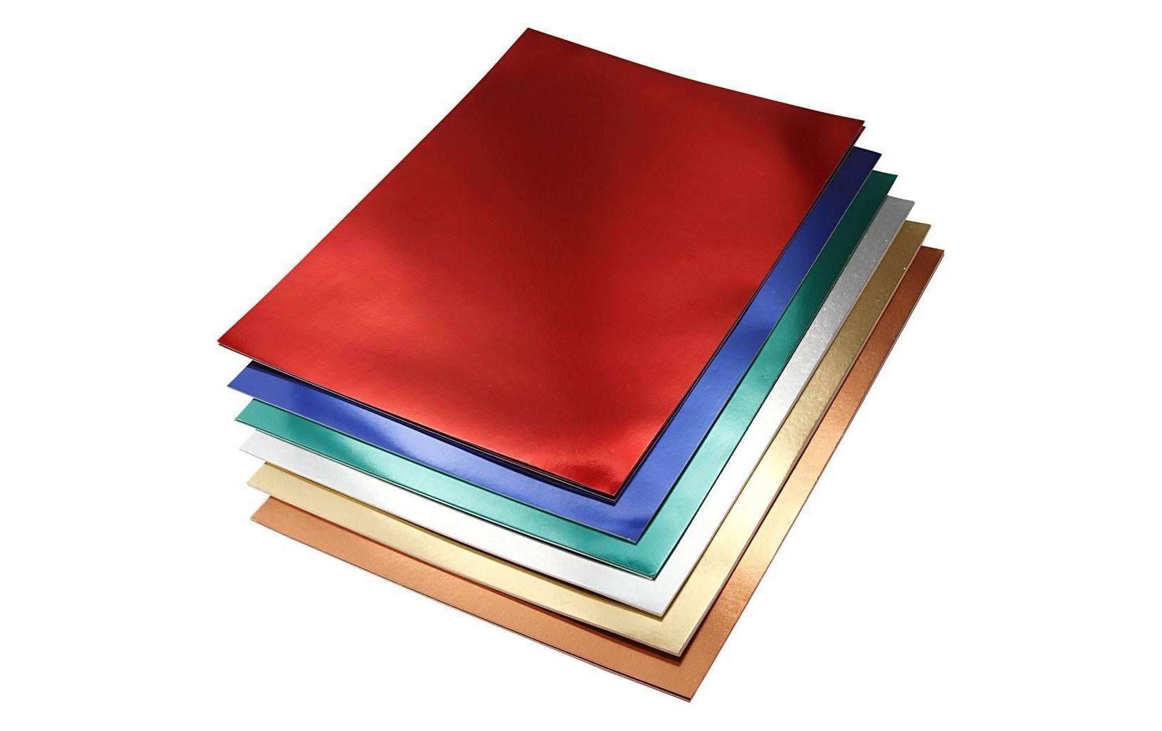 Creativ Company Bastelkarton Metallic 30 Blatt, 280 g/m2