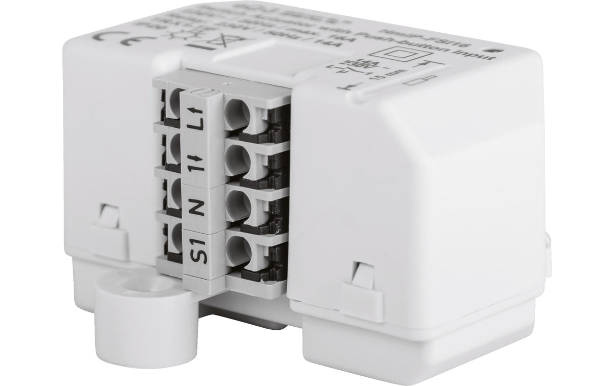 Homematic IP Schaltaktor mit Tastereingang 16 A, Unterputz