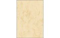 Sigel Marmor-Papier beige beidseitig A4 Feinpapier (Ink/Laser/Copy), 90g, 25 Blatt