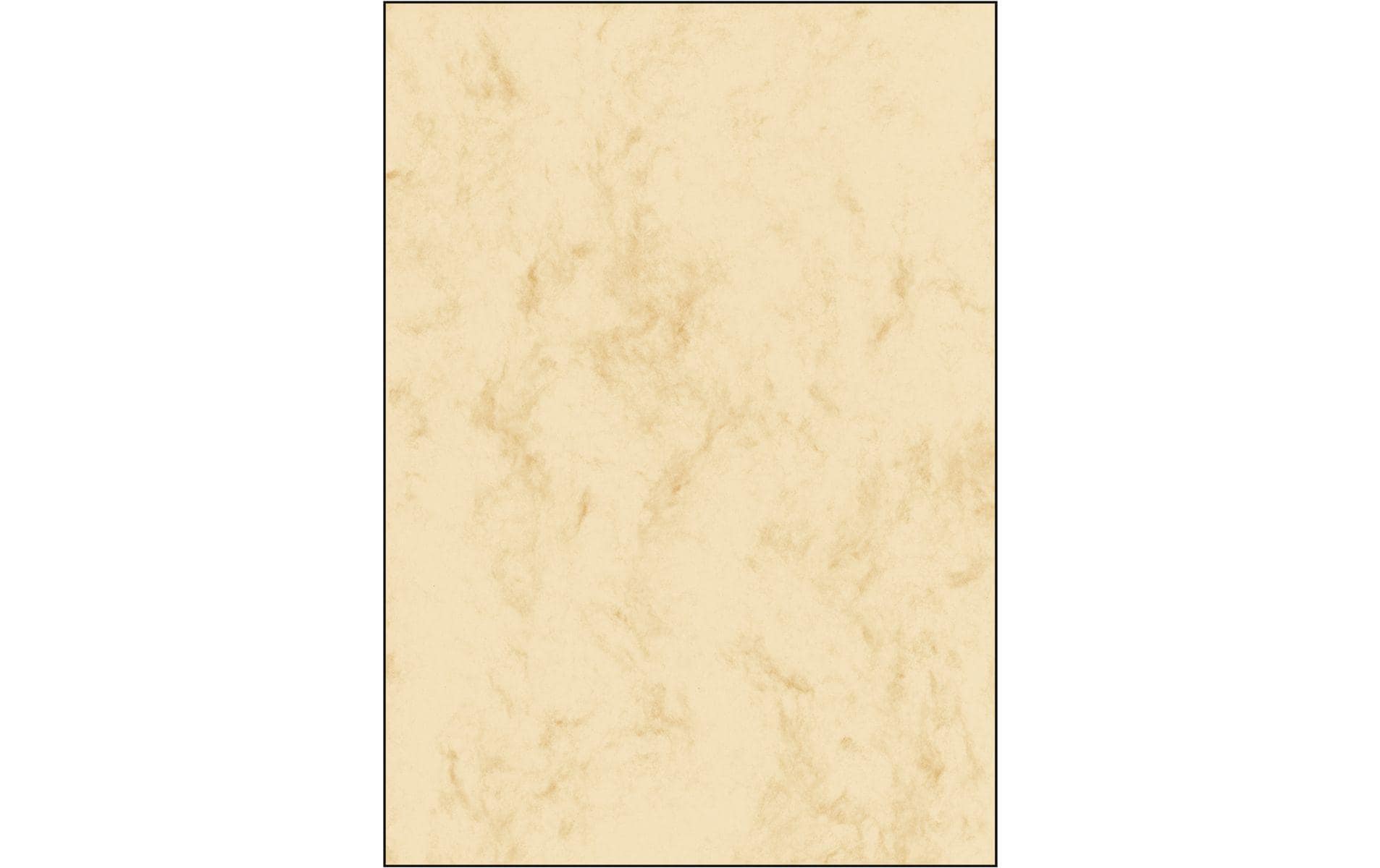 Sigel Marmor-Papier beige beidseitig A4 Feinpapier (Ink/Laser/Copy), 90g, 25 Blatt
