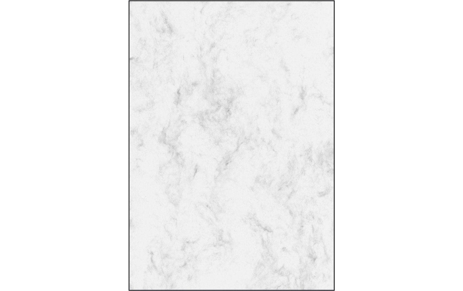 Sigel Marmor-Papier grau beidseitig A4 Feinpapier (Ink/Laser/Copy), 90g, 25 Blatt