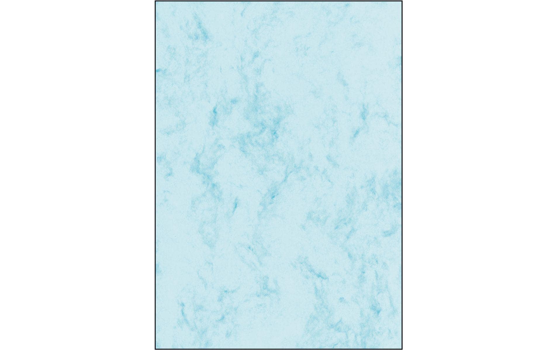 Sigel Marmor-Papier blau A4 Feinpapier (Ink/Laser/Copy), 90g, 100 Blatt