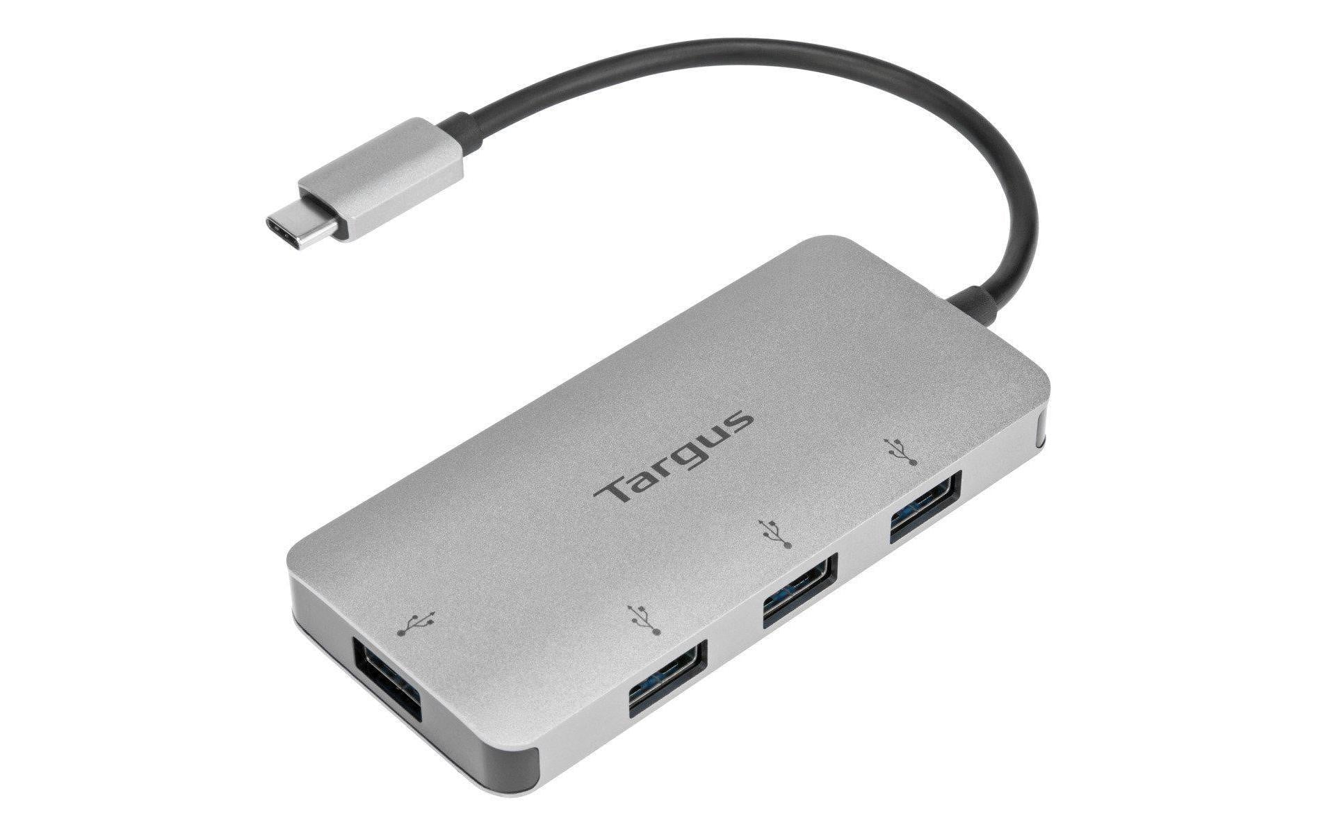 Targus USB-C 4 Port Hub space grau