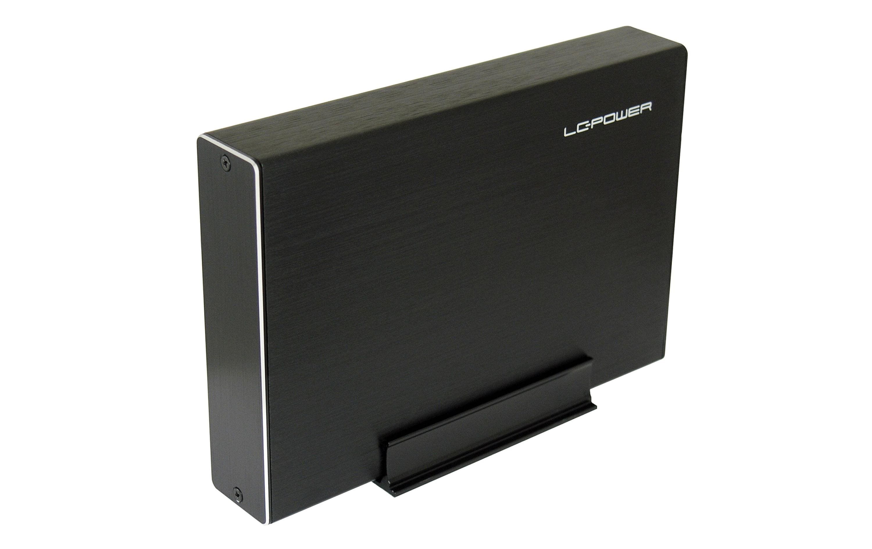 LC-Power ext. 3.5" Gehäuse LC-35U3-Becrux schwarz, USB3.0, für SATA HDD