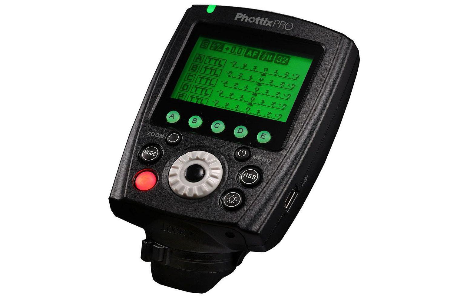 Phottix Odin II TTL Trigger Transmitter für Canon, 32 Kanäle, 5 Gruppen, 100m