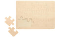 Glorex Holzpuzzle zum Bemalen 27 x 20 cm, 15-teilig