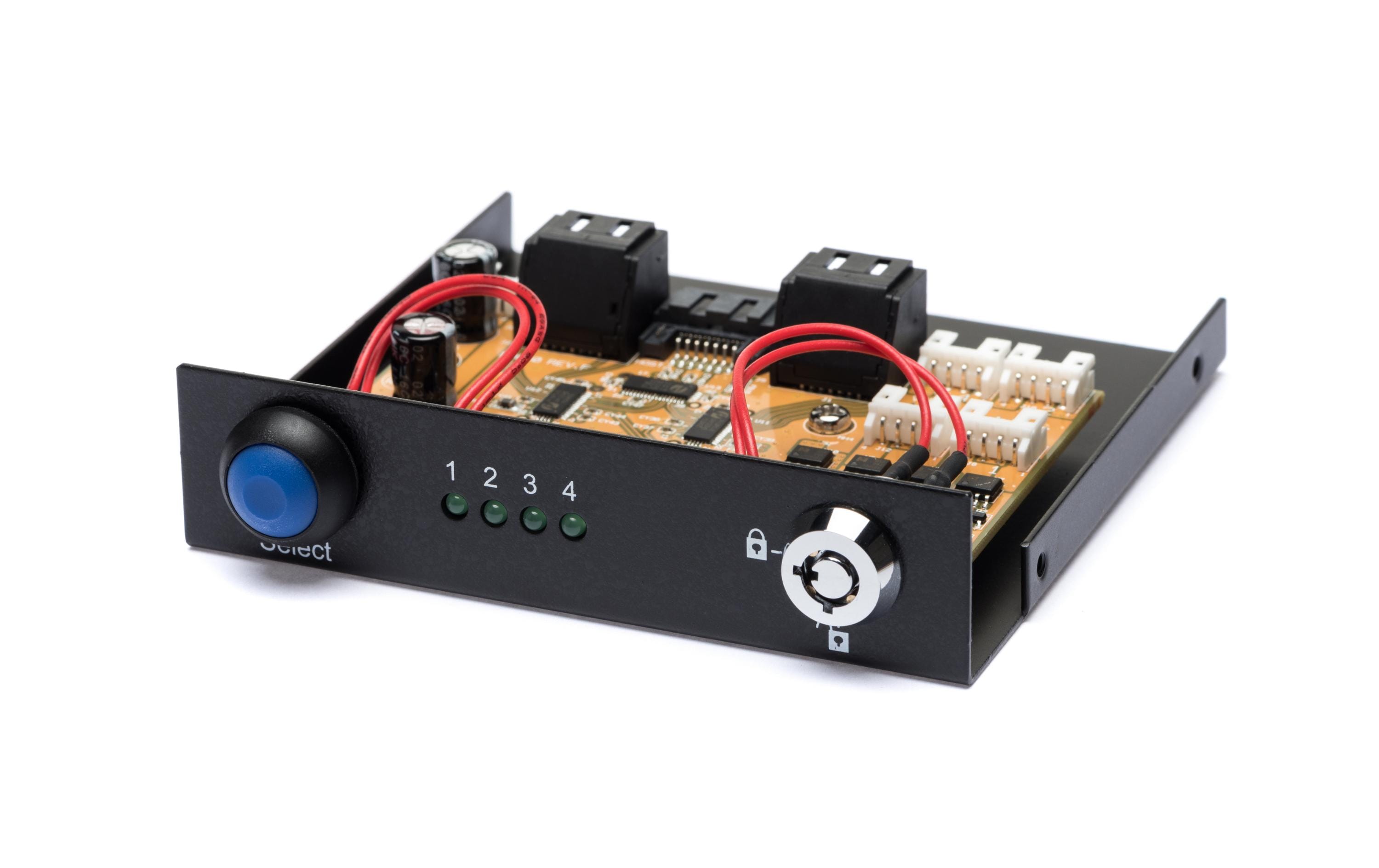 EXSYS Ex-3465, SATA Umschalter 3.5", 5.25" Umschalter von 1 SATA auf 4 SATA