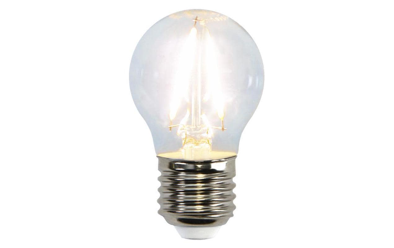 Star Trading G45 LED Filament clear E27, 250lm, 2W, 2700K, nicht dimmbar
