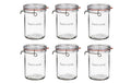 Luigi Bormioli Einmachglas 6er Set 1 Liter Ø 12cm / H 17cm