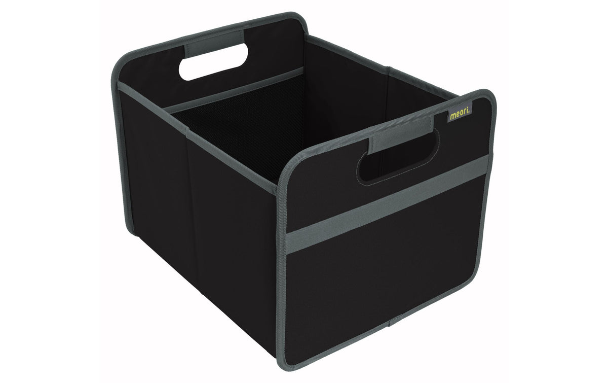 meori Faltbox Classic M Lava Black 37x32x27,5 cm, Tragkraft 30kg, 24 Liter