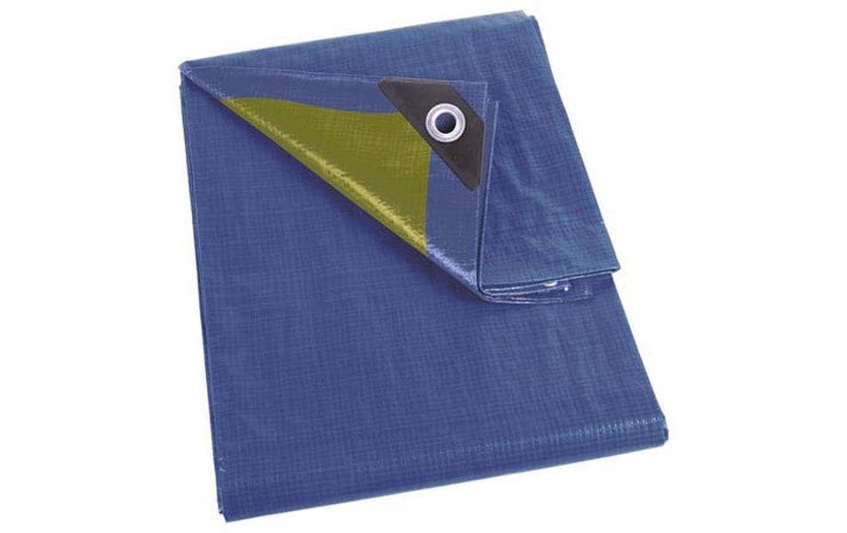 ABDECKPLANE - BLAU/KHAKI - STARK 3 x 4 m