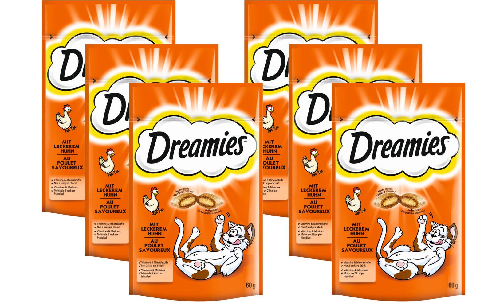 Dreamies Snack mit Huhn 6x60g