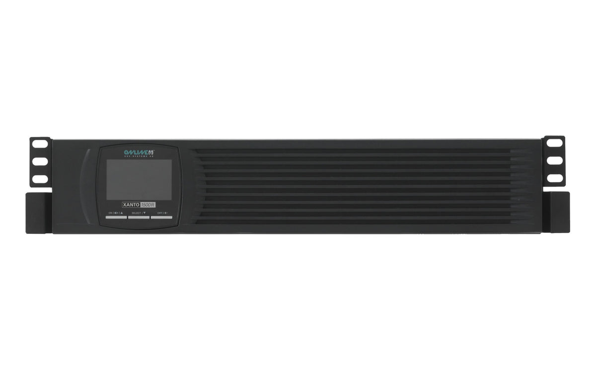 ONLINE USV Xanto 1500R: 1500VA/1500W Online-Doppelwandler, Rack, USB, RS232
