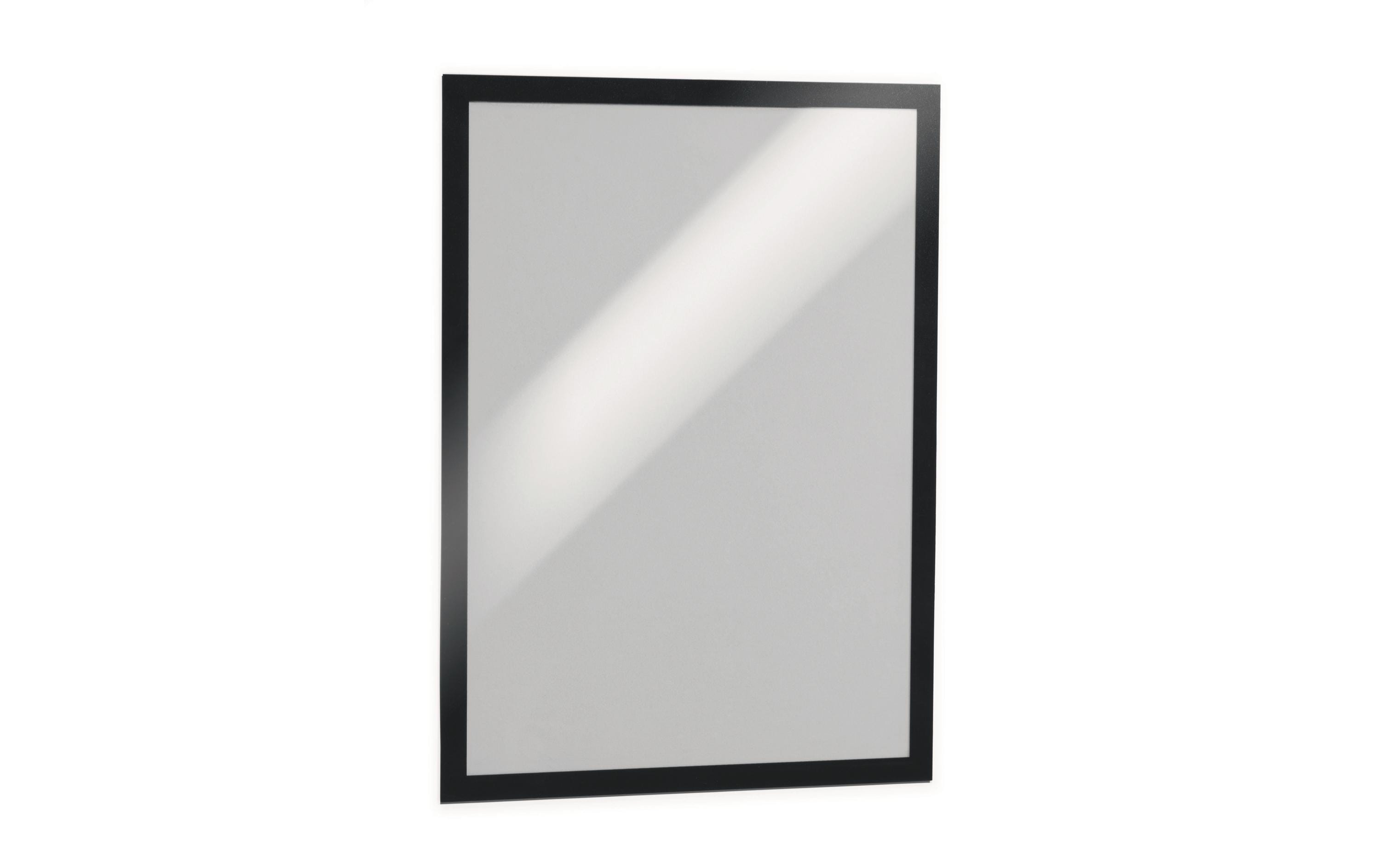 Durable Duraframe A3 schwarz, 2 Stück selbstklebende Informationsrahmen