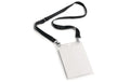 Durable Namensschild m. Textilband Duo A6 schwarz, Pack à 10 Stück
