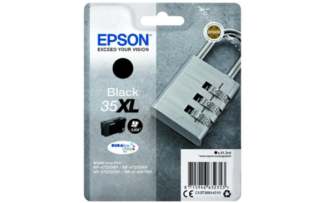 Tinte Epson T359140, black 41.2 ml, ca. 2600 Seiten, WF-4720, WF-4725