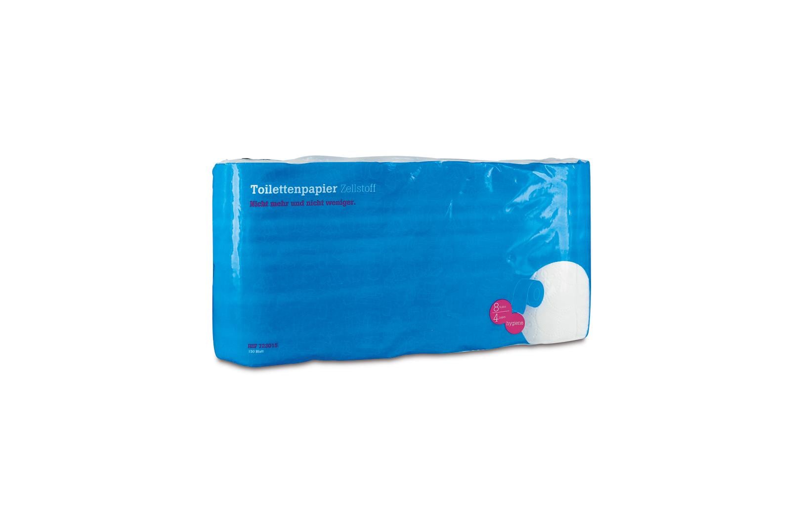 HARTMANN Toilettenpapier Zellstoff 1 Beutel enhält 8 Rollen