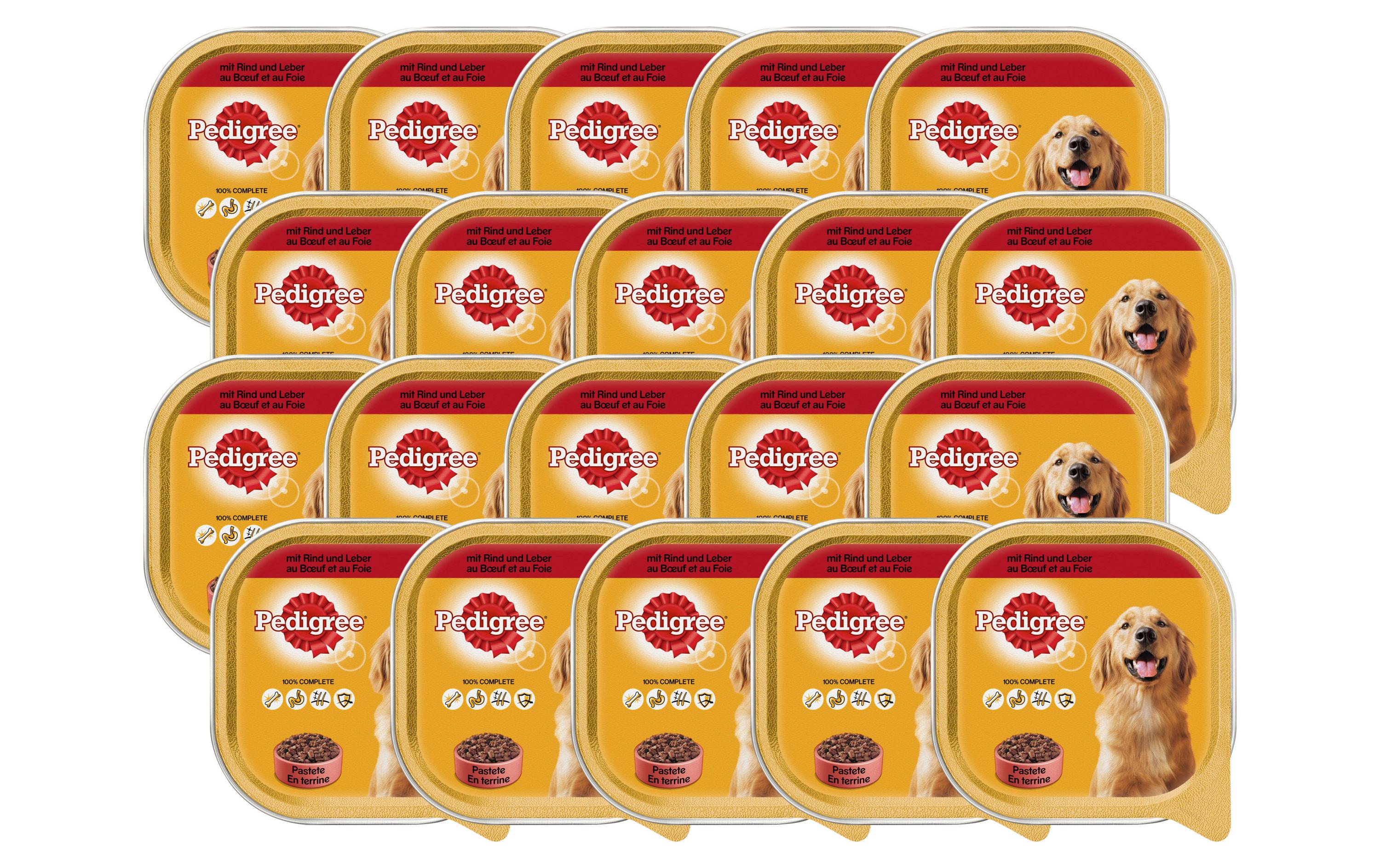 Pedigree Nassfutter Adult mit Rind 20x300g