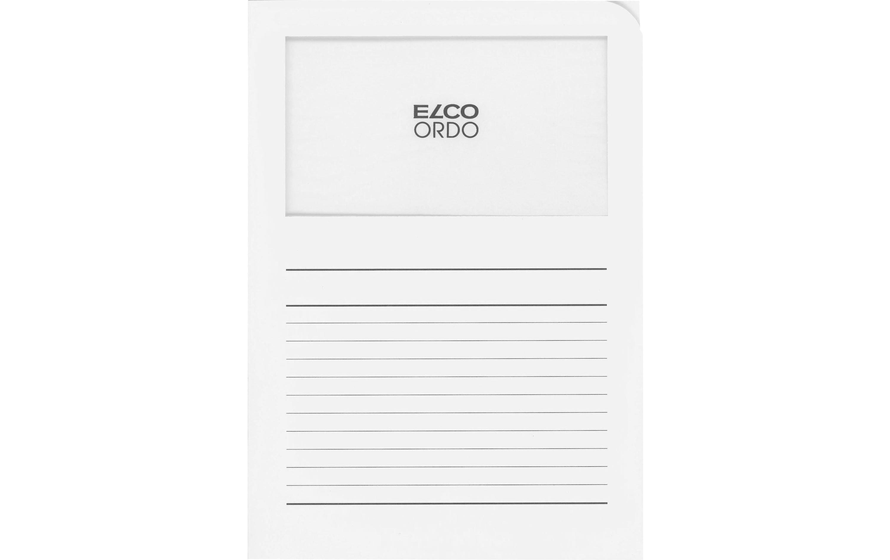 Elco Ordo Classico, Organisationsmappe 1 Schachtel à 100 Stk., weiss