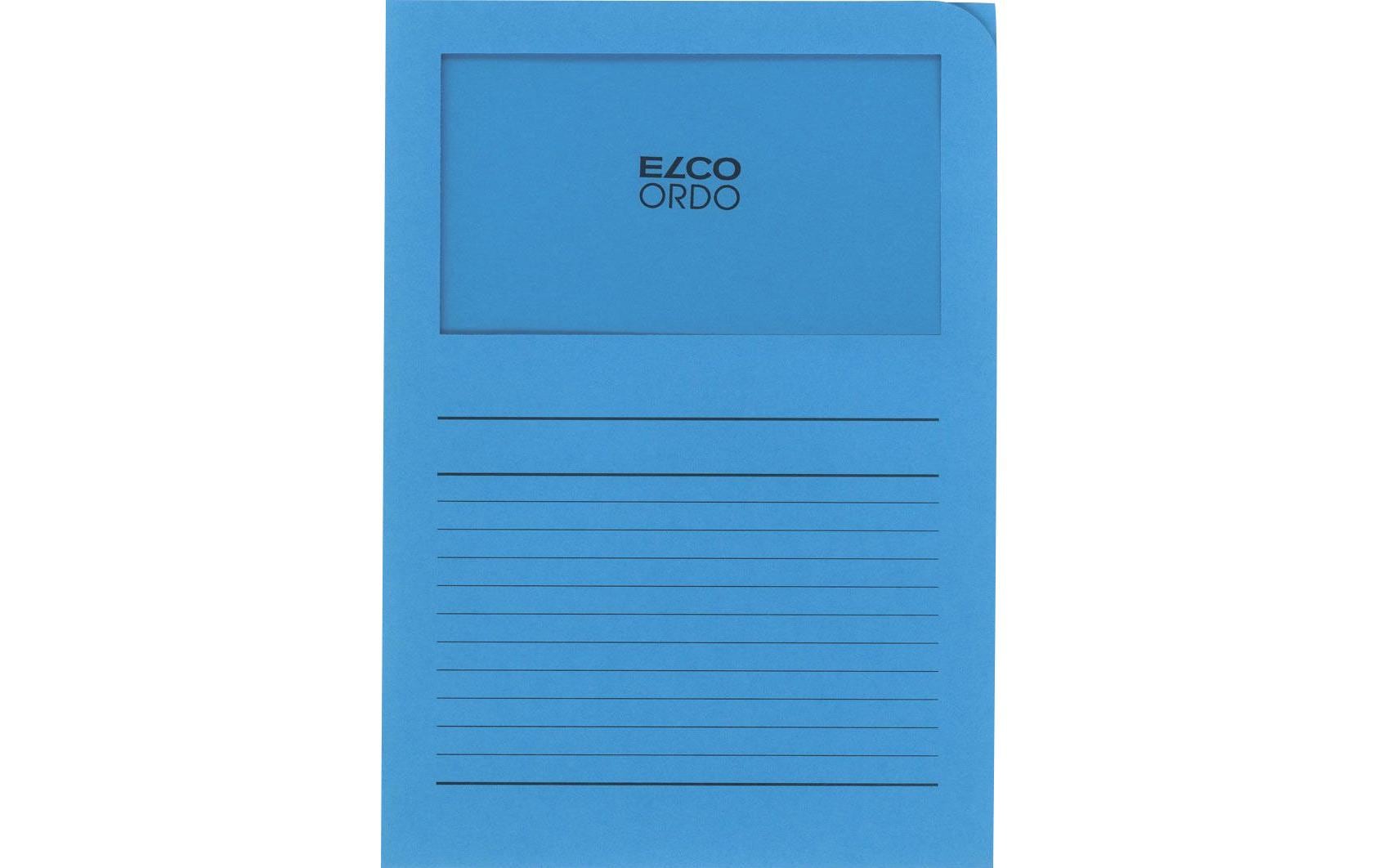 Elco Ordo Classico, Organisationsmappe 1 Schachtel à 100 Stk., intensivblau