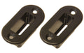 Einbaurahmen für MPX-Hochstromstecker 2 Stück, schwarz