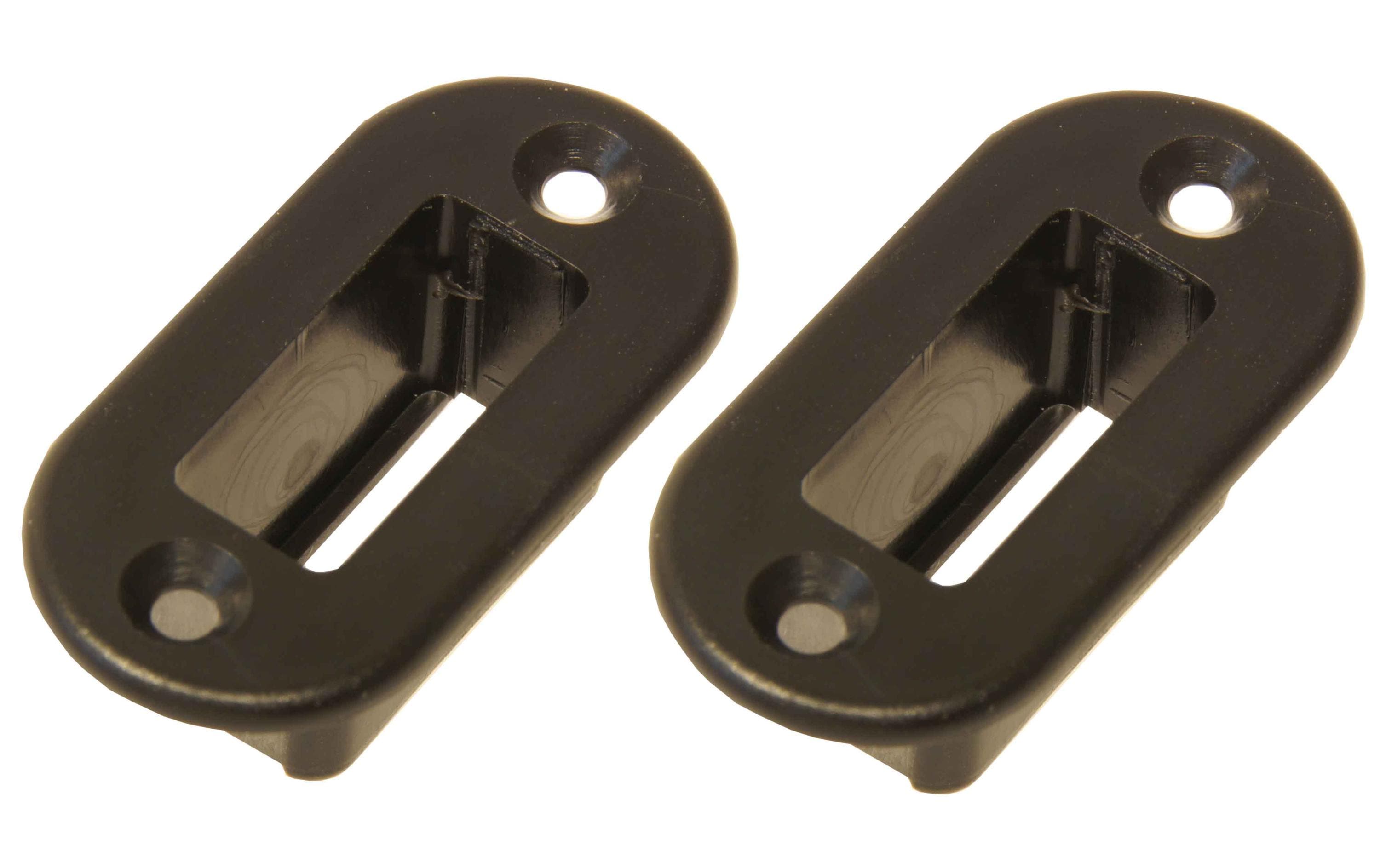 Einbaurahmen für MPX-Hochstromstecker 2 Stück, schwarz