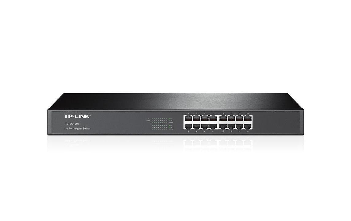 TP-Link TL-SG1016: 16Port Switch, 1Gbps 16x Gbps, 19" Rack