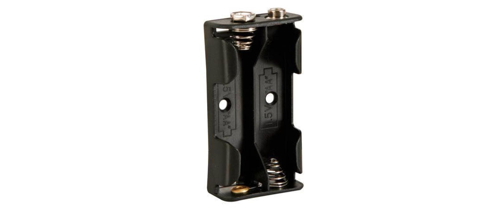 Velleman BH321B Batteriehalter 2x AA mit Druckknopfanschluss