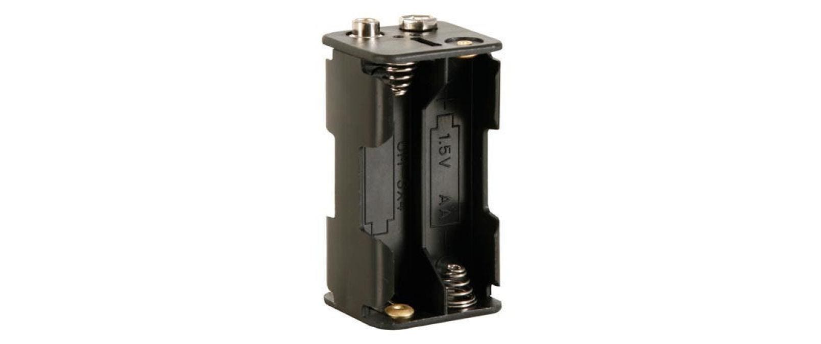 Velleman BH343B Batteriehalter 4x AA mit Druckknopfanschluss
