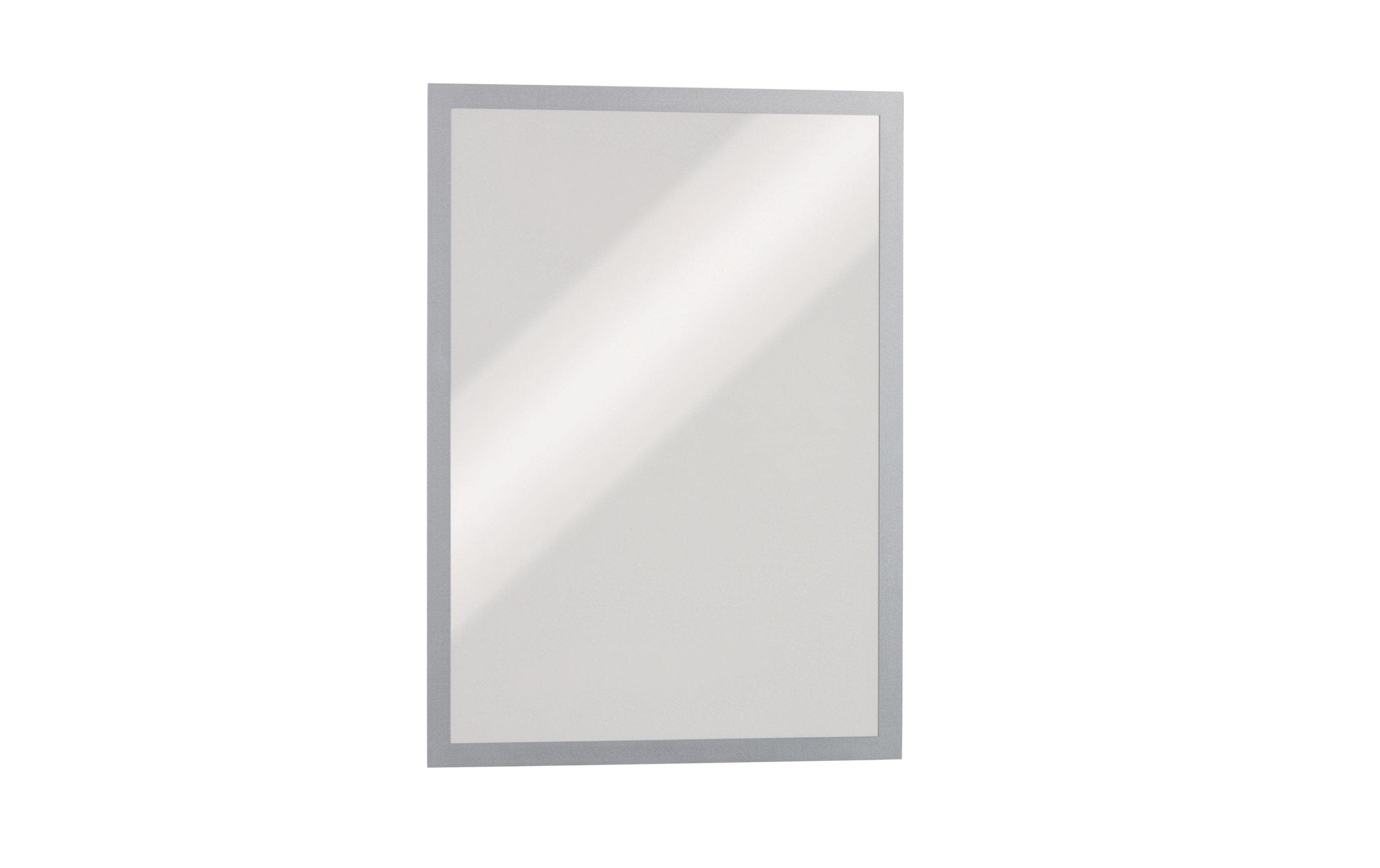 Durable Duraframe Magnetic A3 metall silber 5 Stück, magnetische Informationsrahmen