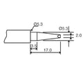 Velleman BITC10N4 Ersatzspitze für LAB1 und VTSSC40N