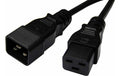 Gerätekabel C19-C20, 5m, halogenfrei schwarz, H05Z1Z1-F 3G 1.5mm2