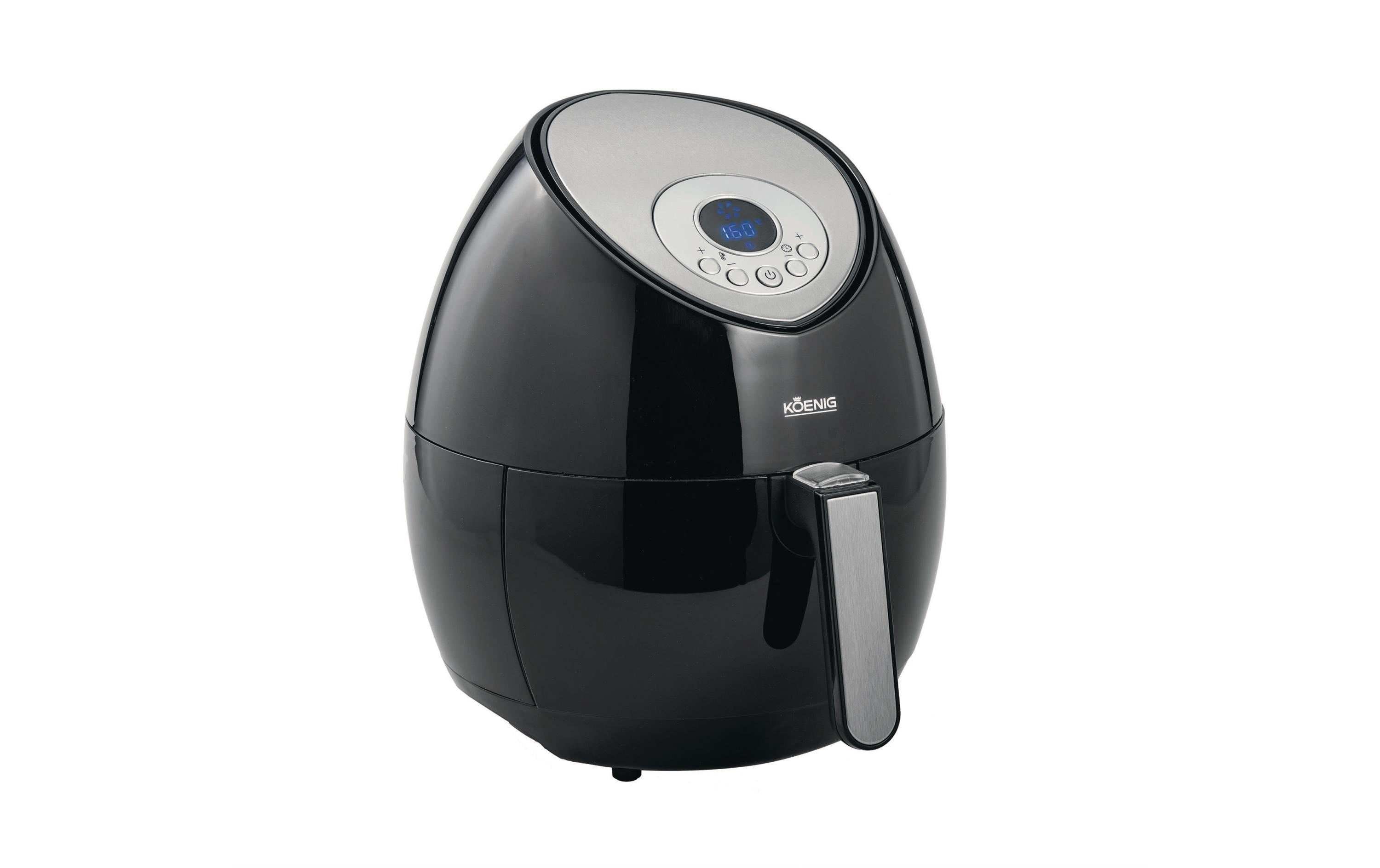 Koenig Heissluft-Fritteuse Quick & Pure 3 Frittiergut 1kg, Digital-Display
