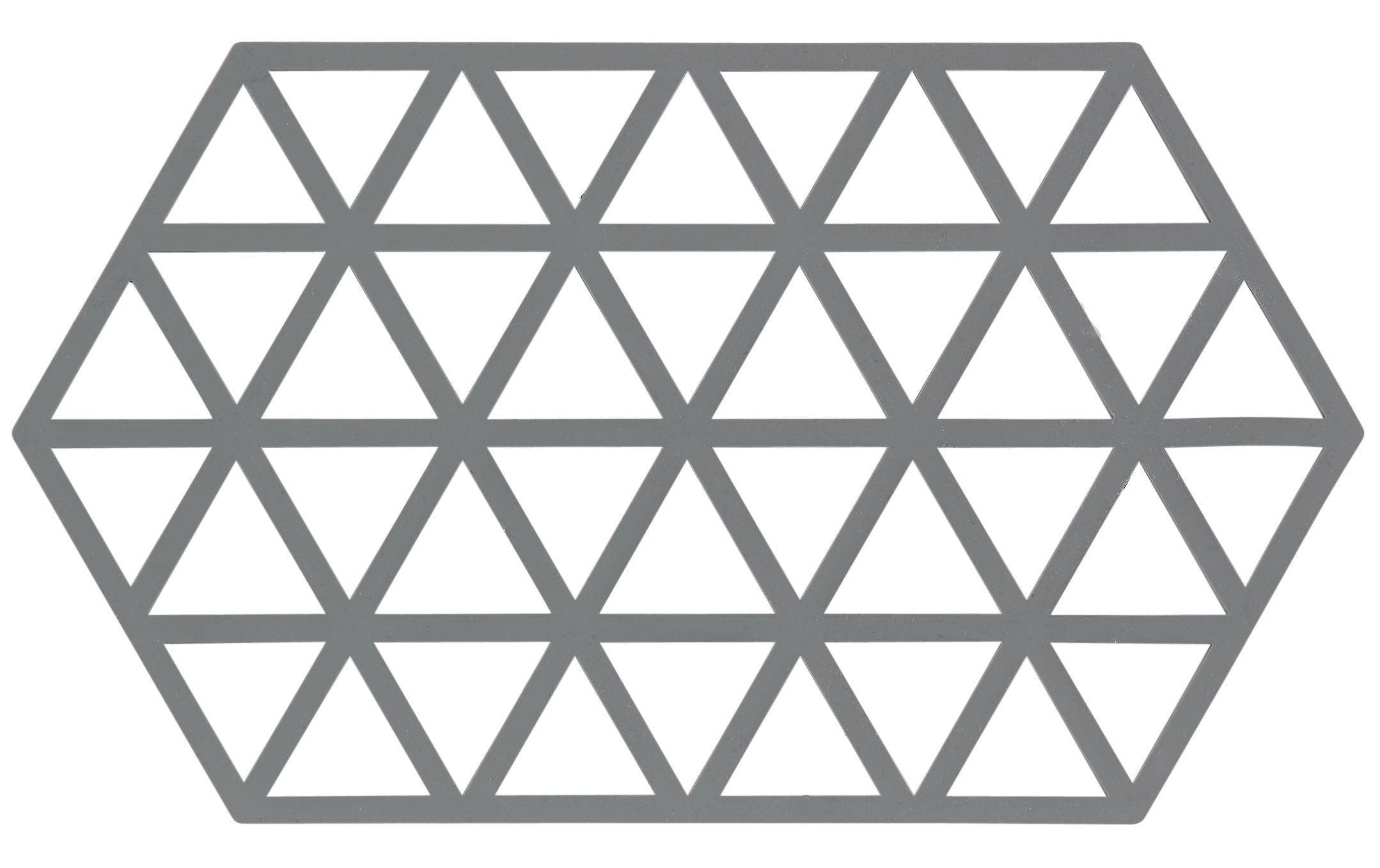 Zone Tischset Triangles dunkelgrau Grösse 24x14cm, Anzahl 1 Stück