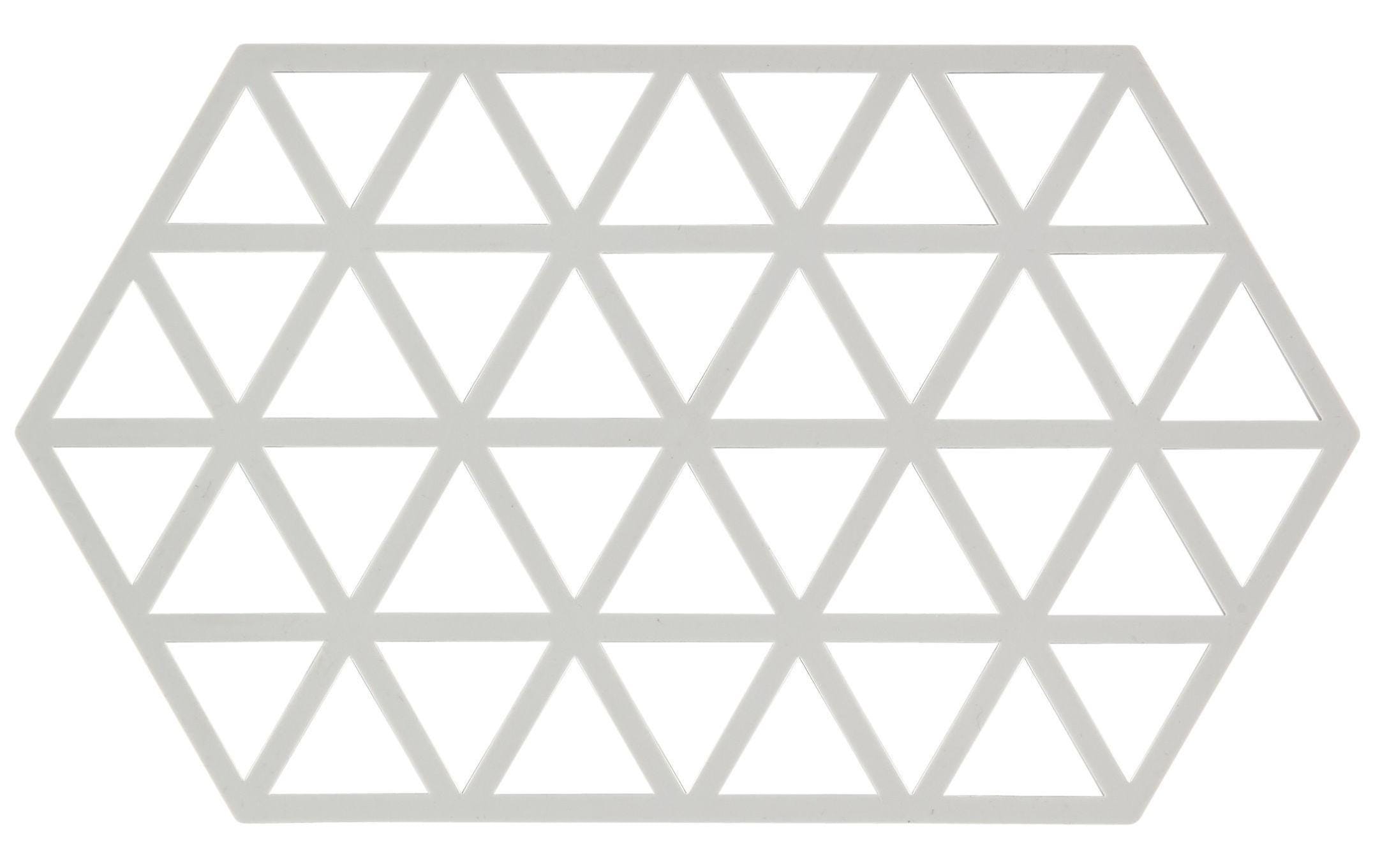 Zone Topfuntersetzer Triangles hellgrau Grösse 24x14cm, Anzahl 1 Stück