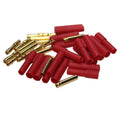 EP 4mm Gold Stecker / Buchse mit Gehäuse