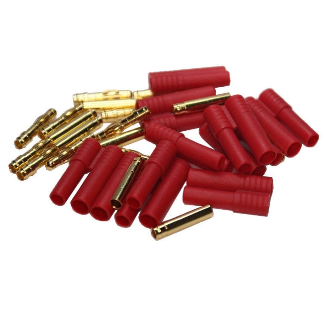 EP 4mm Gold Stecker / Buchse mit Gehäuse