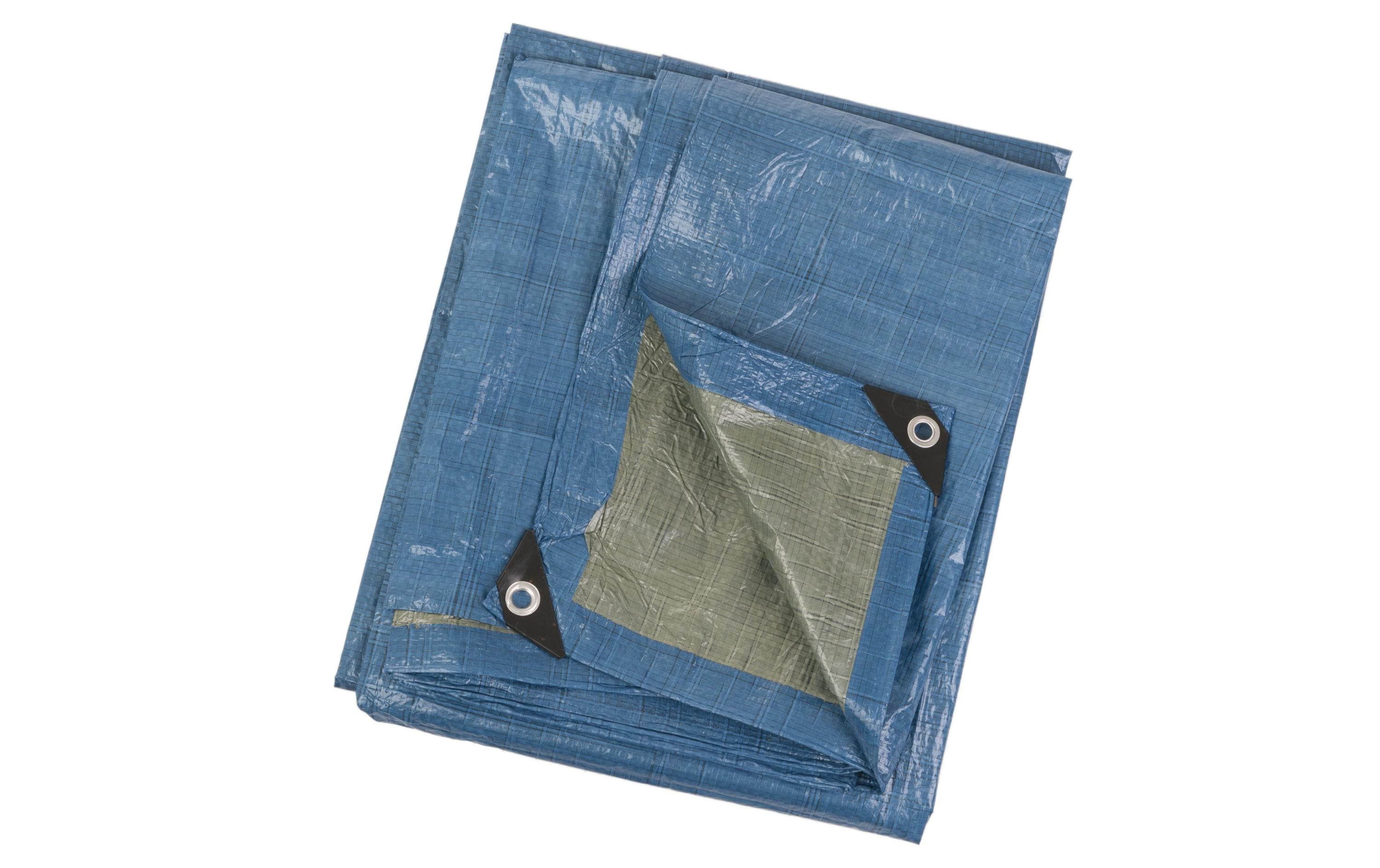 ABDECKPLANE - BLAU/GRÜN - NORMAL 5 x 8 m