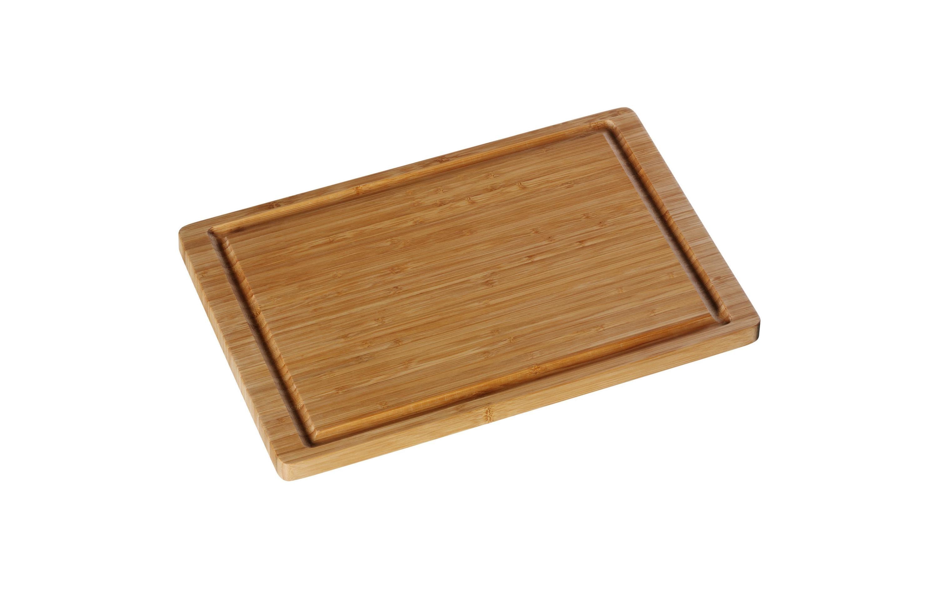 WMF Schneidbrett 38x25cm Bambusholz, 38x25cm, mit Saftrille
