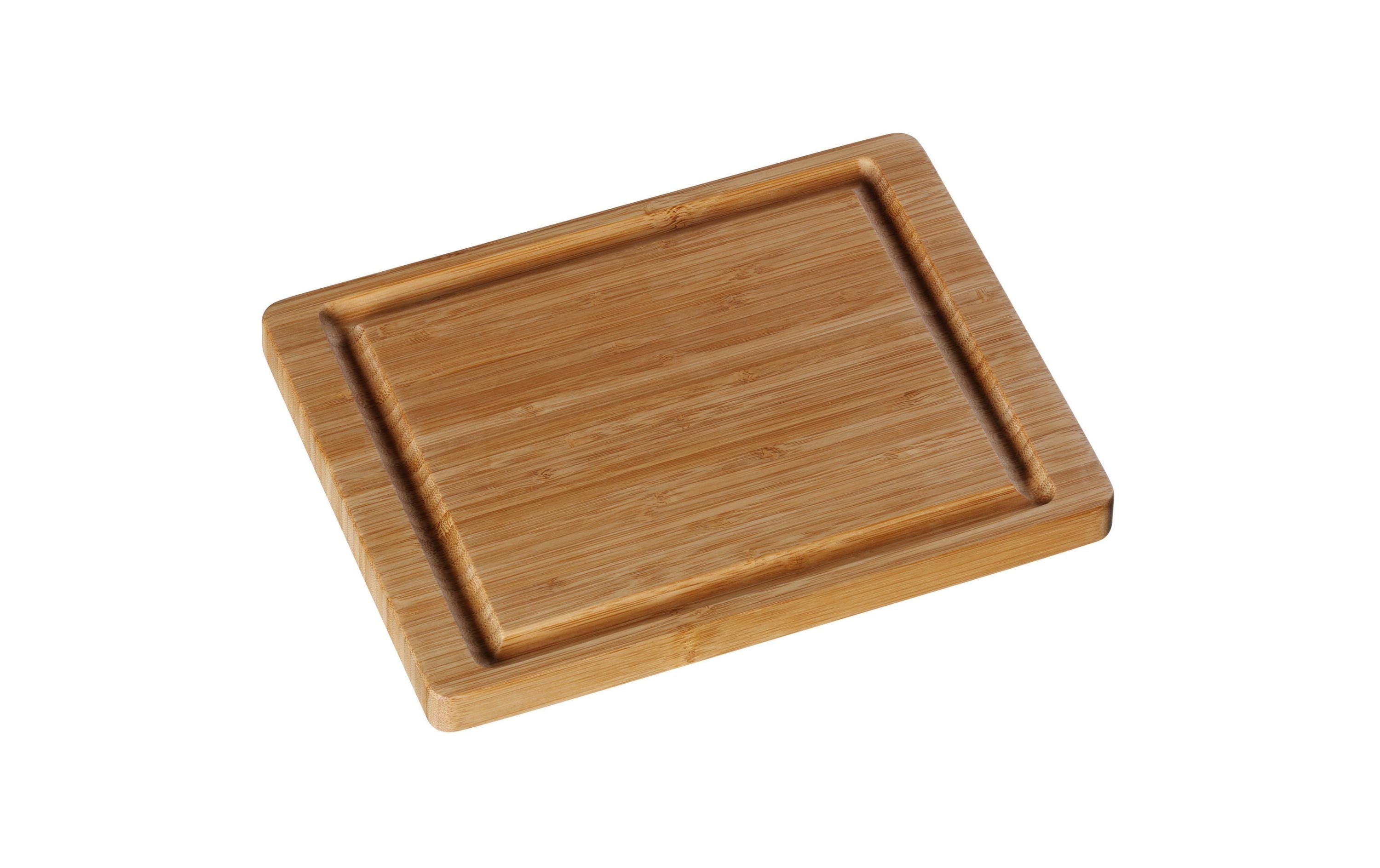 WMF Schneidbrett 26x20cm Bambusholz, 26x20cm, mit Saftrille