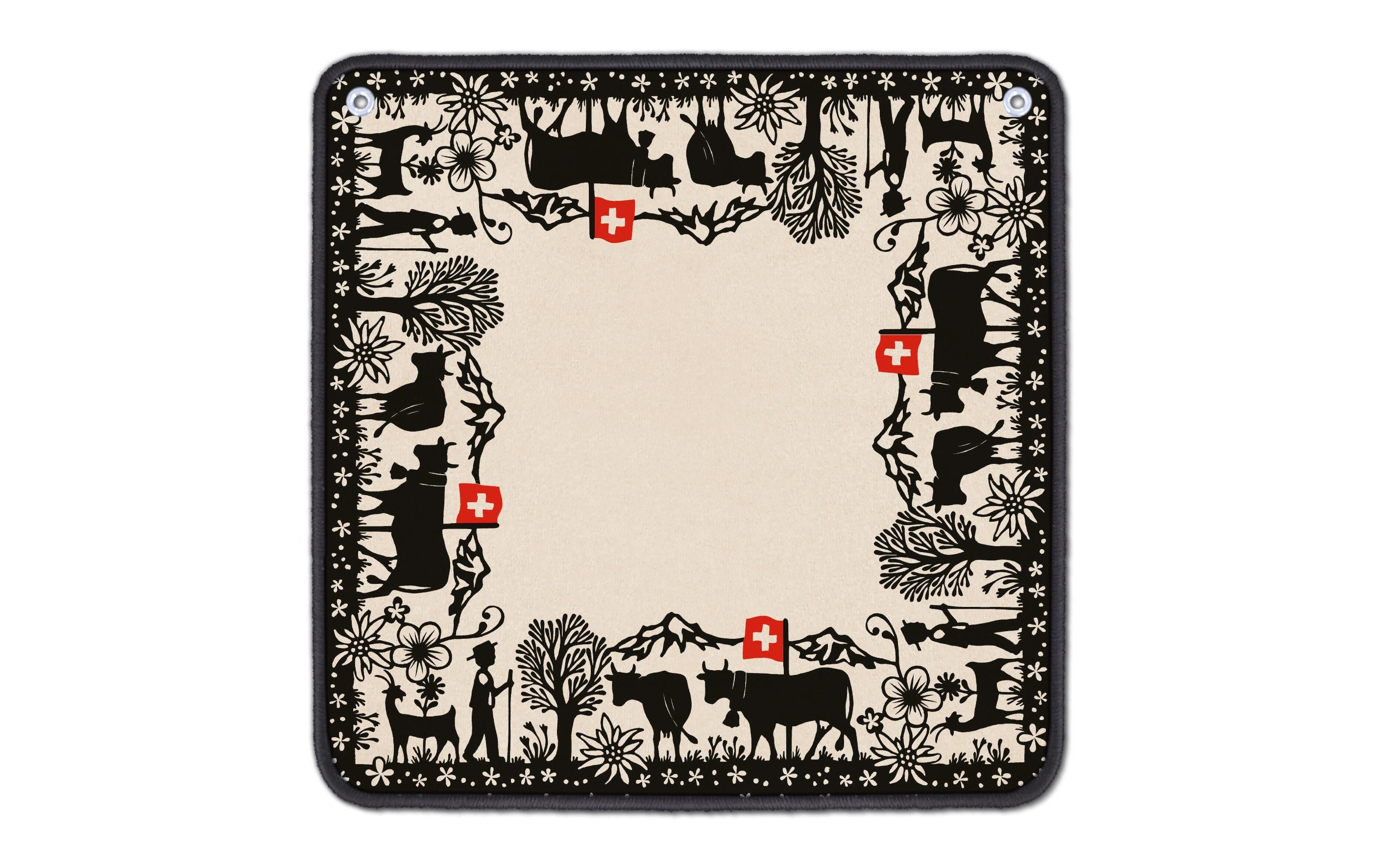 Jassteppich F/CH mit Motiv 65 x 65 cm Alter: 8+,