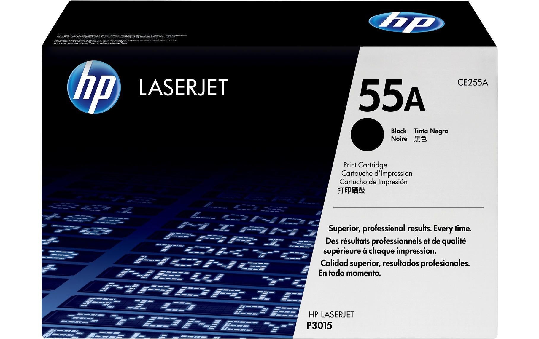 HP Toner 55A - Black (CE255A) Seitenkapazität ~ 6'000 Seiten