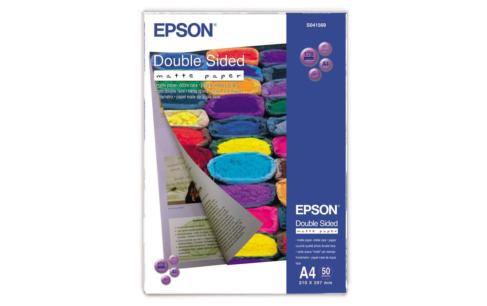 Epson Paper Mat double sided A4 178, 50 Blatt, S041569