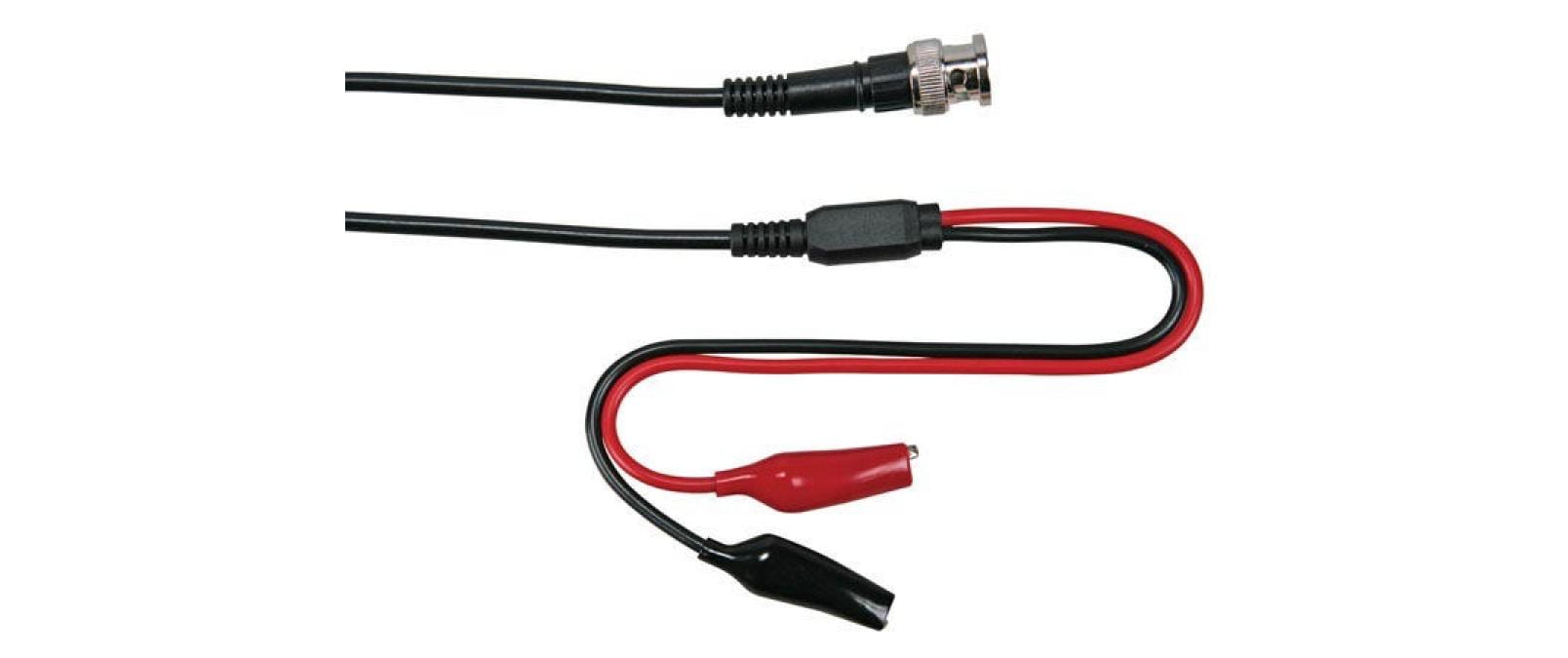 Velleman TLM55 Messleitung BNC zu 2 Greifer Länge 100cm
