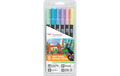 Tombow Fasermaler ABT 6er Pastelltöne